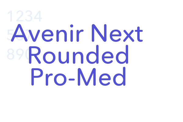 Avenir Next Rounded Pro-Med