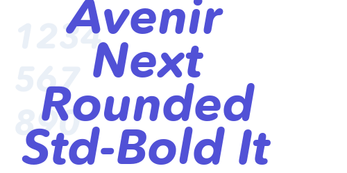 Avenir Next Rounded Std-Bold It-font-download