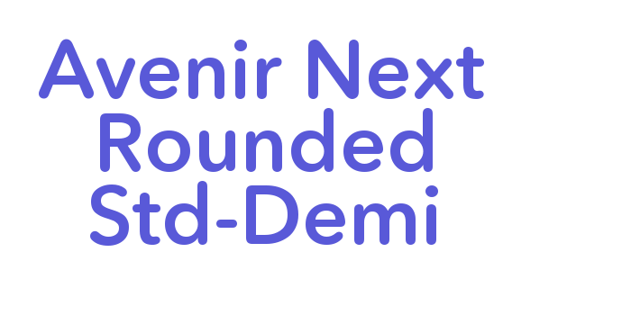 Avenir Next Rounded Std-Demi Font Download