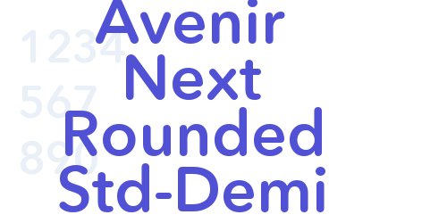 Avenir Next Rounded Std-Demi-font-download
