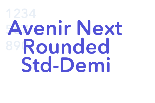 Avenir Next Rounded Std-Demi