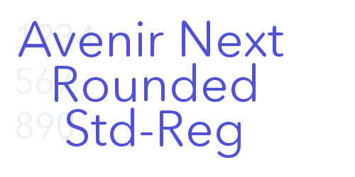Avenir Next Rounded Std-Reg-font-download