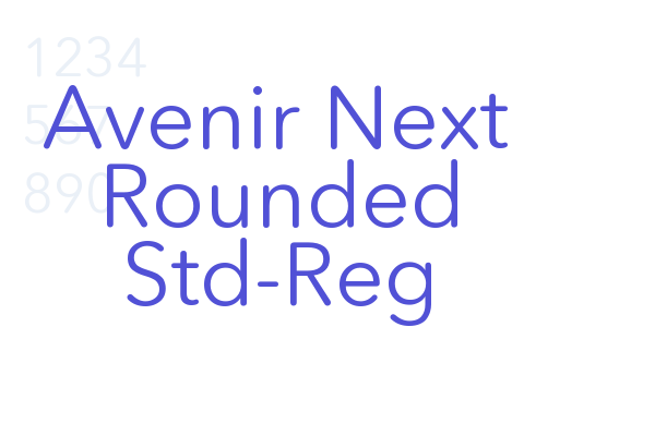 Avenir Next Rounded Std-Reg