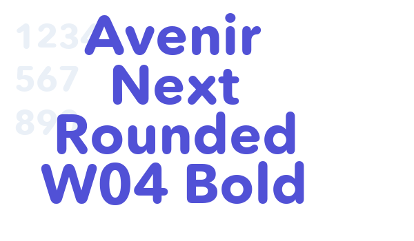 Avenir Next Rounded W04 Bold font download