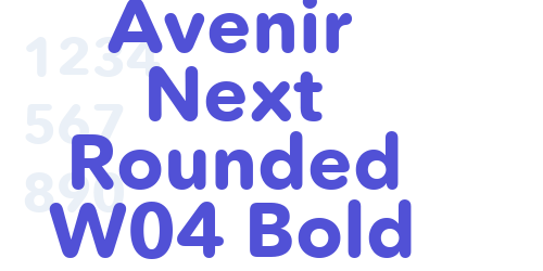 Avenir Next Rounded W04 Bold-font-download
