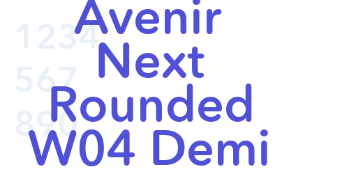 Avenir Next Rounded W04 Demi