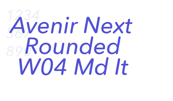 Avenir Next Rounded W04 Md It font download