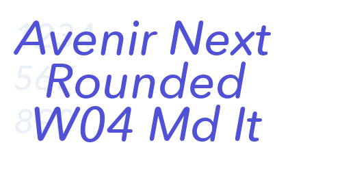 Avenir Next Rounded W04 Md It-font-download