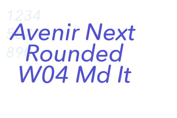 Avenir Next Rounded W04 Md It
