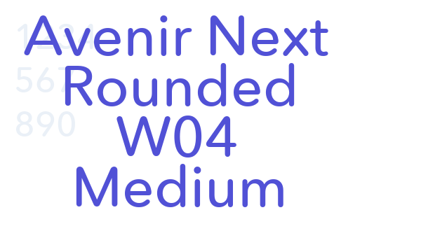 Avenir Next Rounded W04 Medium font download