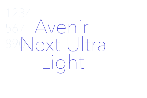 Avenir Next-Ultra Light