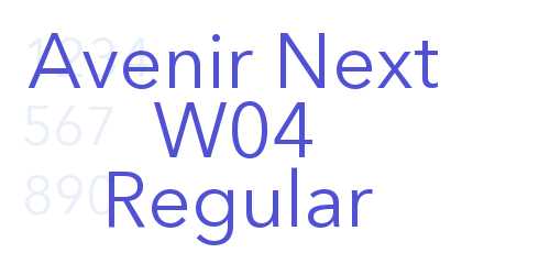 Avenir Next W04 Regular-font-download
