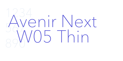 Avenir Next W05 Thin-font-download