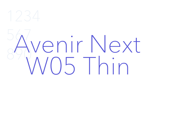 Avenir Next W05 Thin