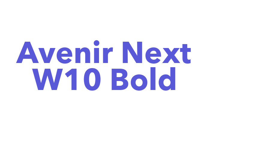 Avenir Next W10 Bold Font Download