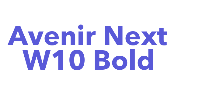 Avenir Next W10 Bold Font Download