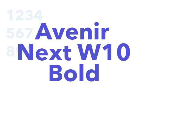 Avenir Next W10 Bold