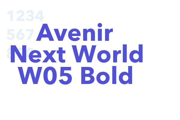 Avenir Next World W05 Bold