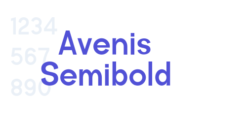 Avenis Semibold-font-download