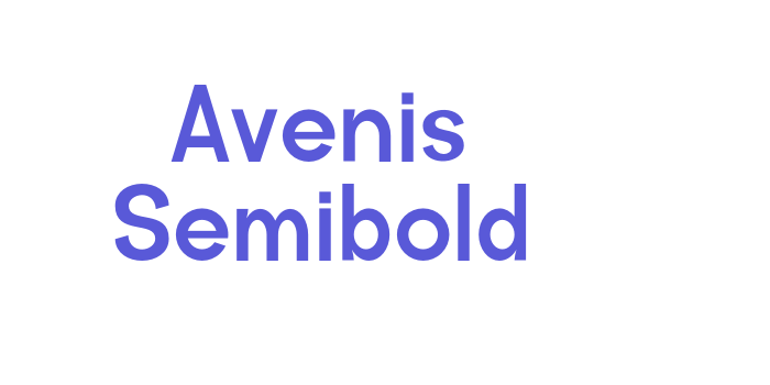 Avenis Semibold Font