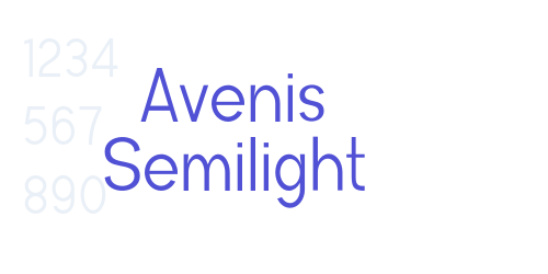 Avenis Semilight-font-download
