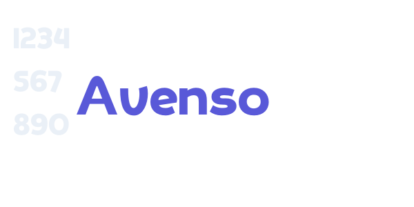 Avenso font free