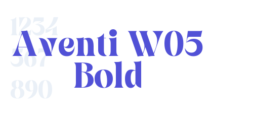 Aventi W05 Bold-font-download