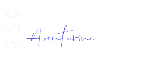 Aventurine font free