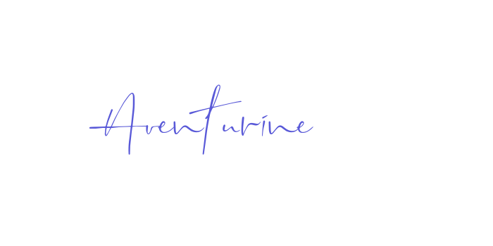 Aventurine Font Download