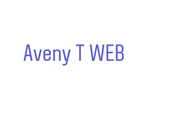 Aveny T WEB Font