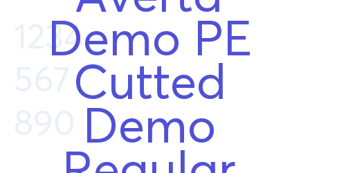 Averta Demo PE Cutted Demo Regular-font-download
