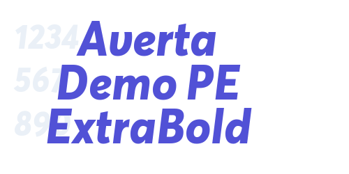 Averta Demo PE ExtraBold-font-download