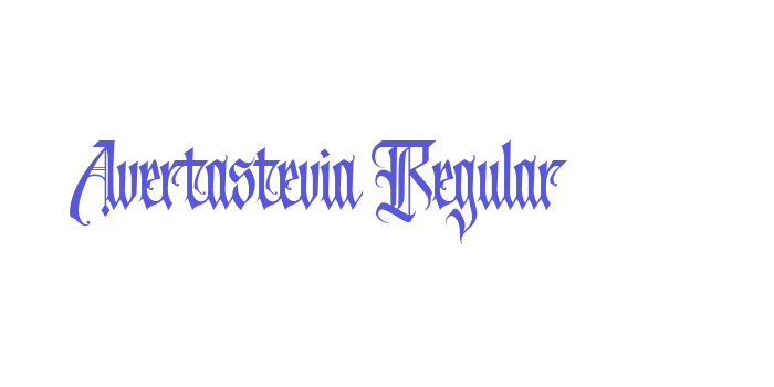 Avertastevia Regular Font Download