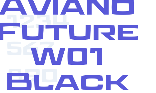 Aviano Future W01 Black Font Download