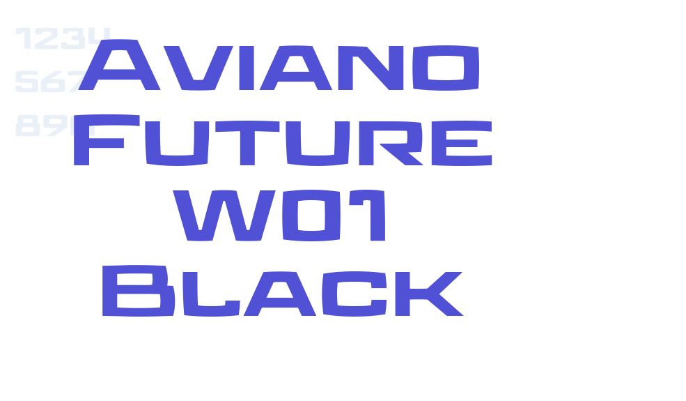 Aviano Future W01 Black-font-download