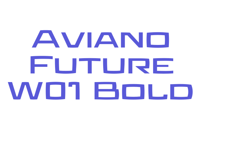 Aviano Future W01 Bold Font Download