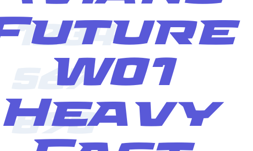 Aviano Future W01 Heavy Fast Font Download