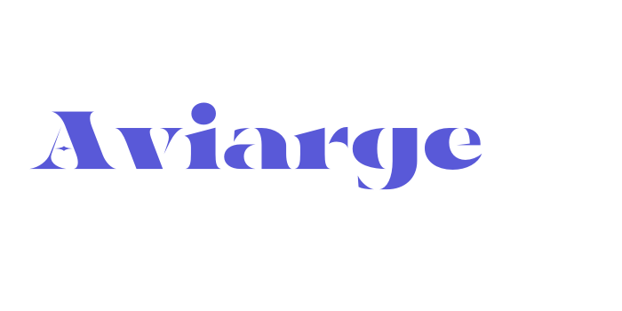 Aviarge Font Download