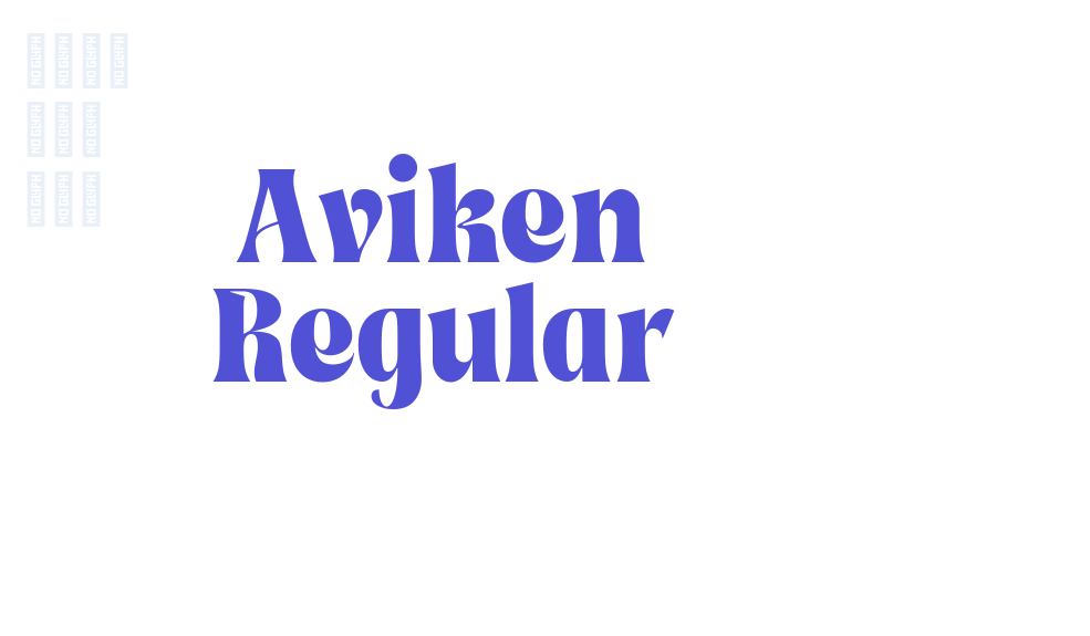 Aviken Regular-font-download