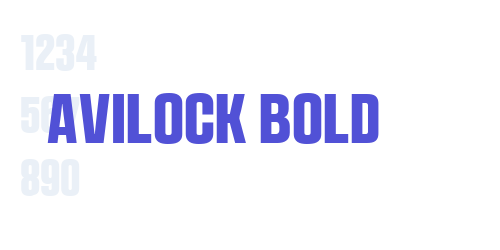 Avilock Bold-font-download