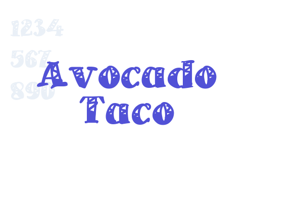 Avocado Taco