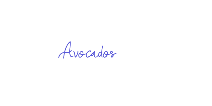 Avocados Font Download