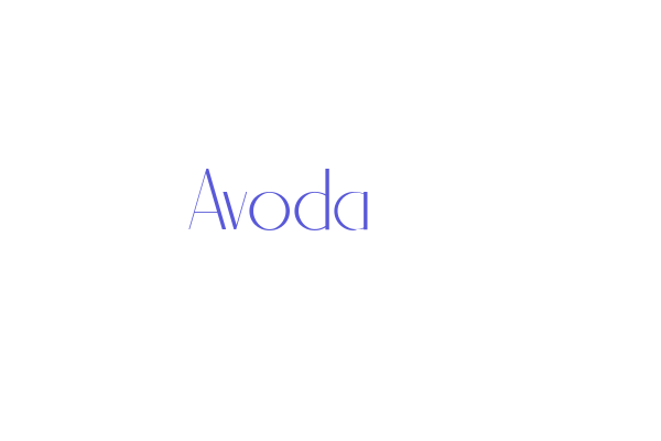 Avoda Font