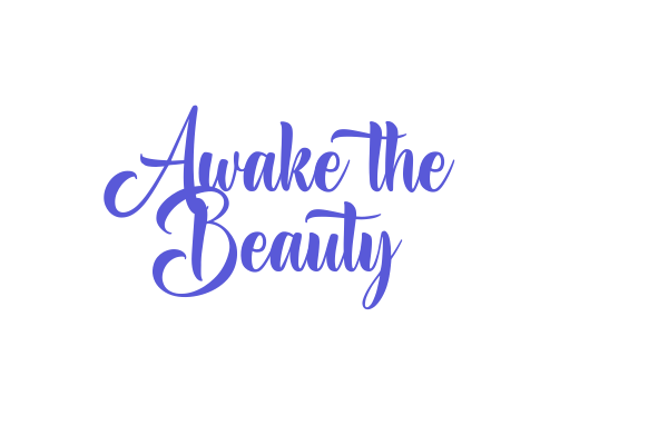 Awake the Beauty Font