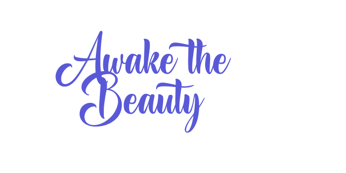 Awake the Beauty Font Download