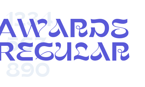 Awards-Regular Font Download