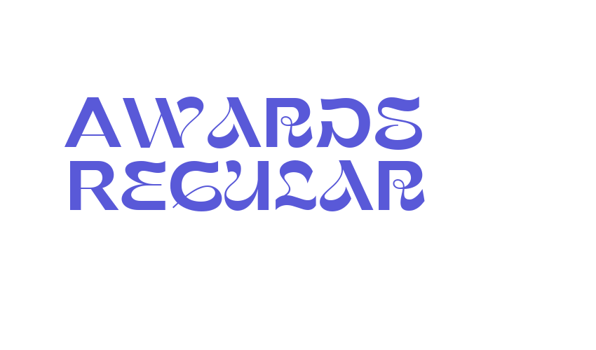 Awards Regular Font