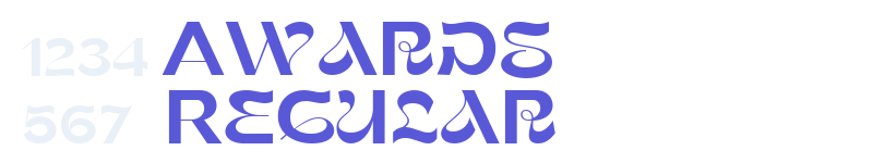 Awards Regular-related font