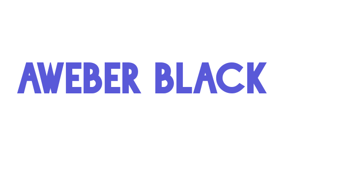 Aweber Black Font Download