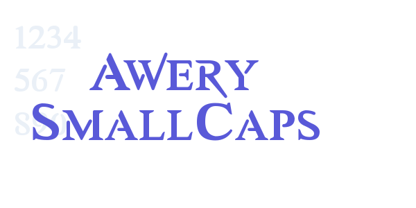 Awery SmallCaps font free